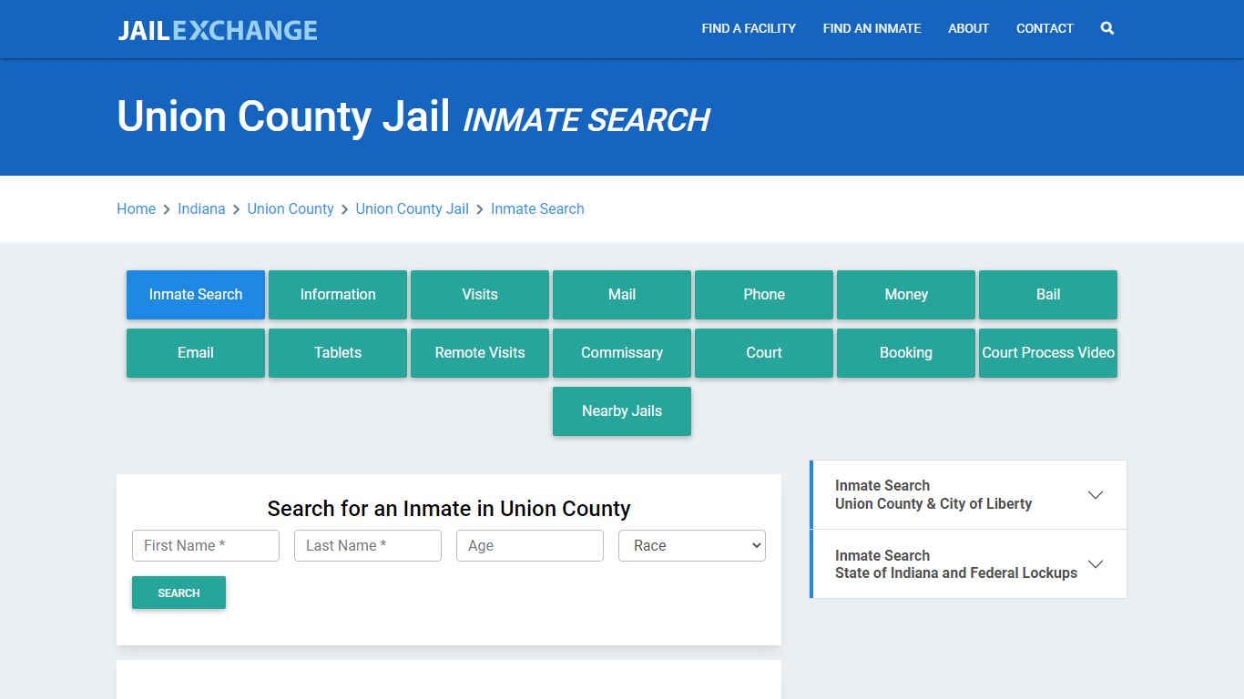 Union County Jail, IN Inmate Search: Roster & Mugshots